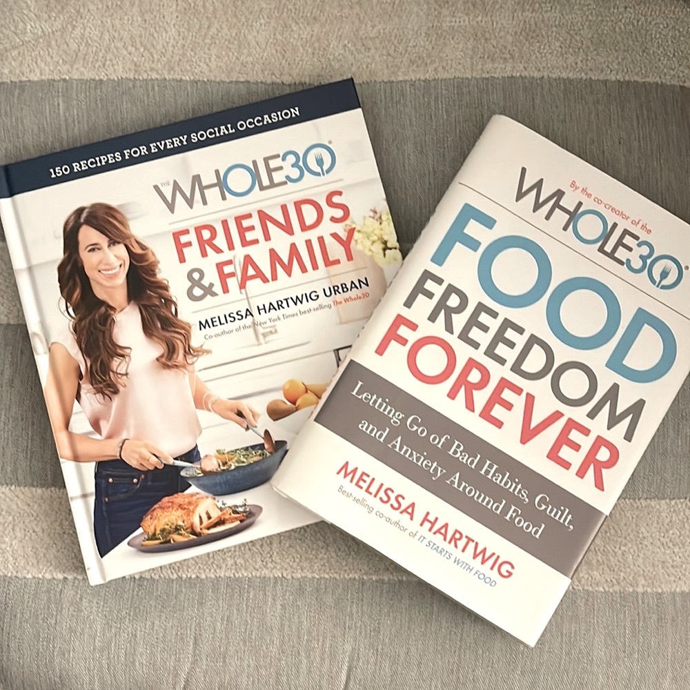 Set of 2 New Whole 30 meal and lifestyle books for The Whole 30 eating plan